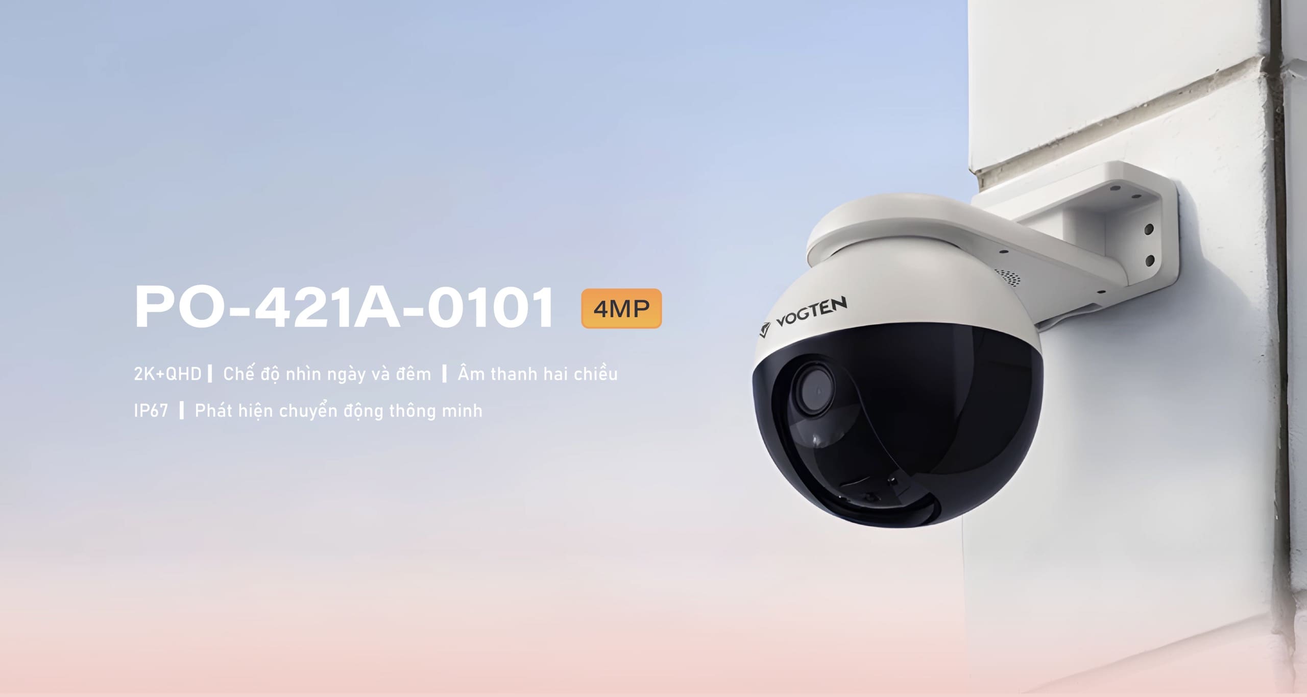 PO421A0101 WiFi PT IPcam VOGTEN Surveillance