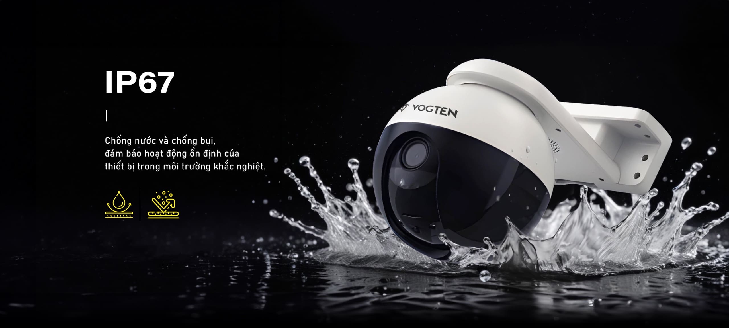 PO421A0101 WiFi PT IPcam VOGTEN Surveillance